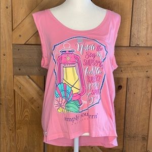 Simply Southern Beach Lantern Women’s Tank Top